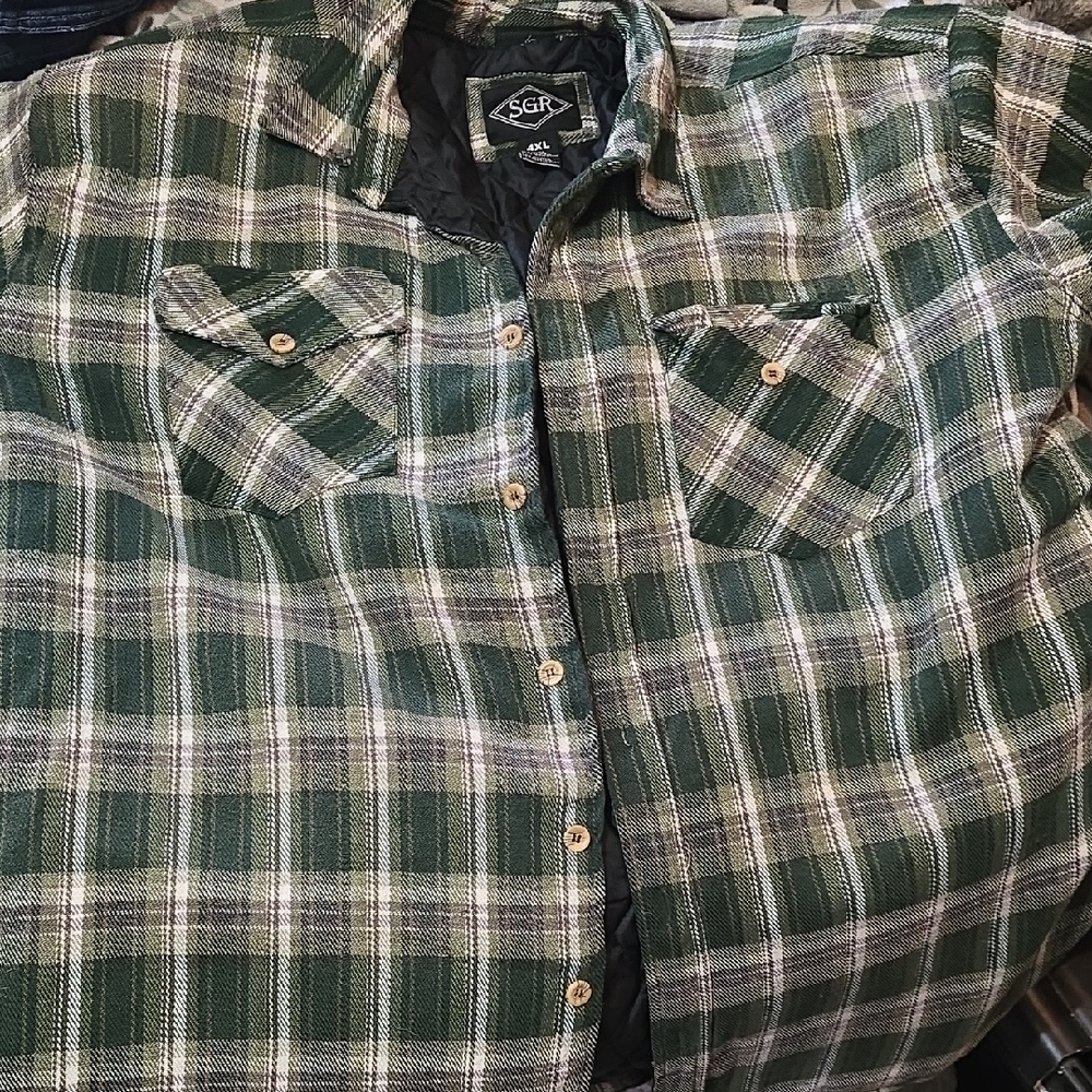 Heavy GREEN SGR Flannel